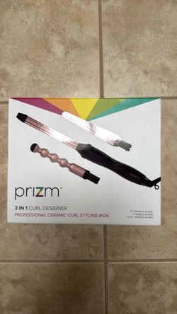 Prizm 3 in 1 curl designer style iron