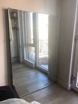 Vintage large floor mirror
