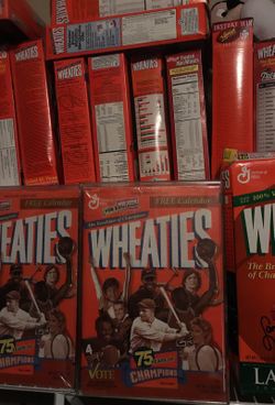 Wheaties Collection! every athlete, Bruce Jenner sold for 600 !!!!