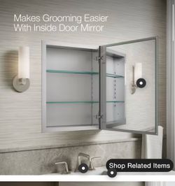 Kohler Recessed Bathroom Medicine Cabinet with Mirror