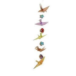 Good Fortune Origami Cranes With Wishing Stars