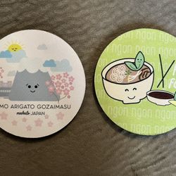 Brand New Neoprene Coasters - $5 each - PICKUP IN AIEA - I DON’T DELIVER 