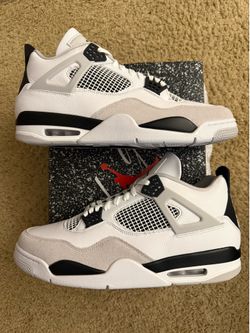 Size 14 (Brand new with box) - Air Jordan 4 military black