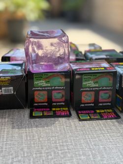 Purple squishy Needoh cube