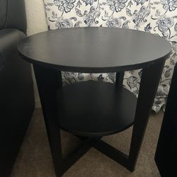 Black End Table