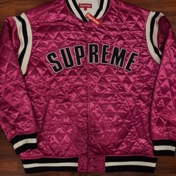 Supreme Quilted Varsity Jacket SS17 Size L