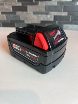 Milwaukee M18 battery 5.0 new $55