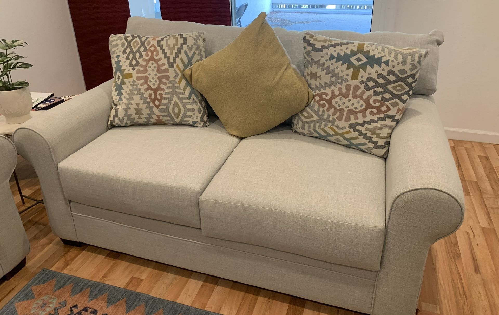Living Spaces Sofa Set