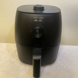 Mini Air Fryer – Black – Clean & Tested – Fast Cooking – Space Saving