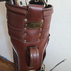 Burton Golf Bag With Golf Clubs