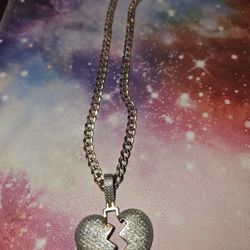 Diamond Cut Chain,  Diamond Pendent