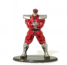 Street Fighter M. Bison Nano Metalfigs Red Armor Miniature Figure Jada Toys