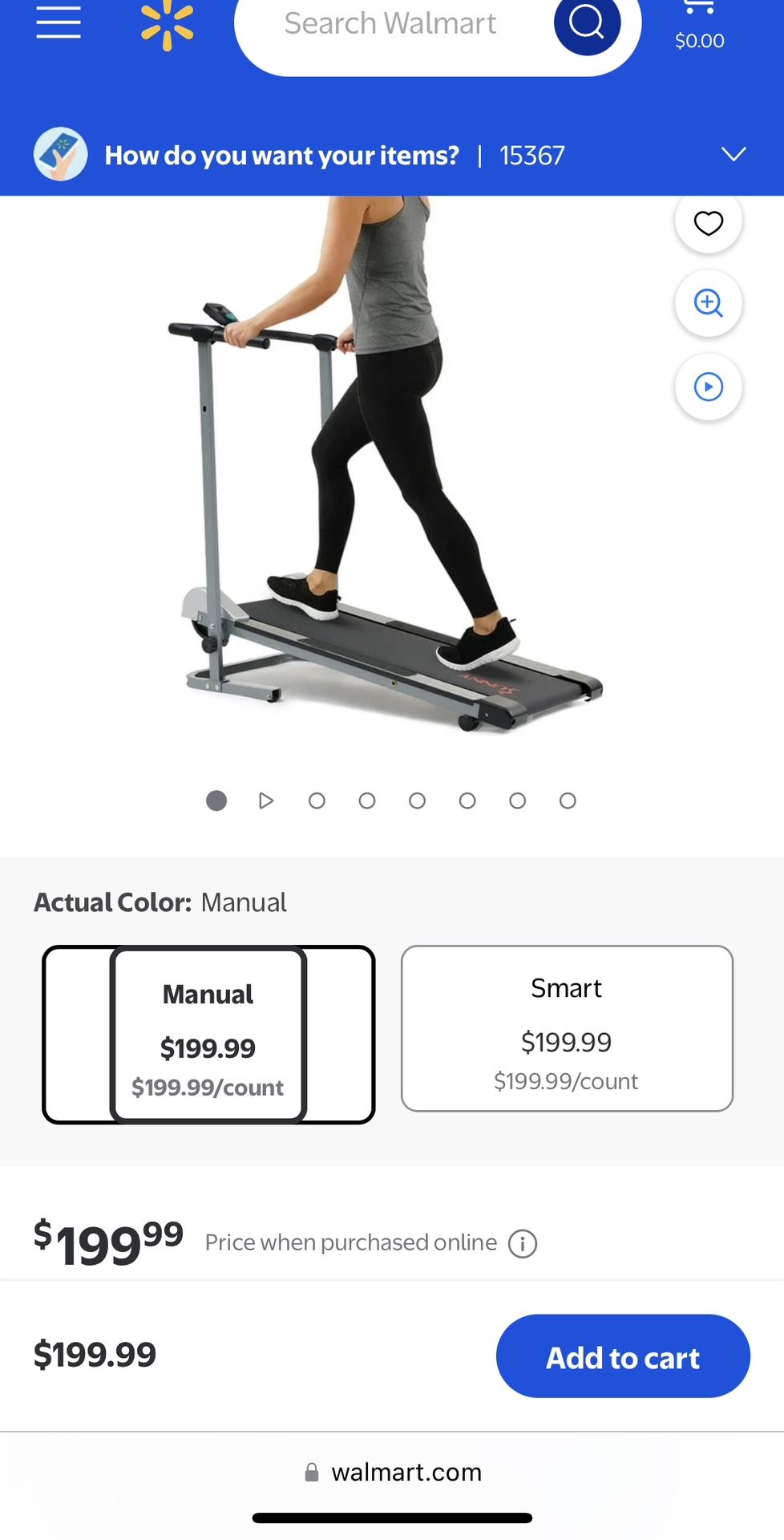 Sunny Health & Fitness Treadmill $50