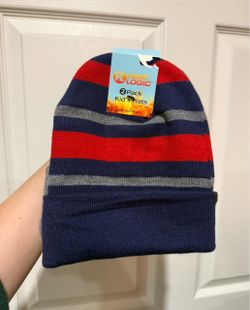 Heat Logic 2-Pack Kids Beanies
