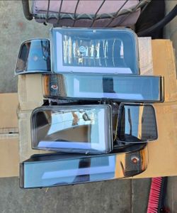 92-96 Ford F-150-F-350/Bronco Headlights Faros Calaveras Micas Luces Lamps