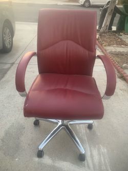 red office chair