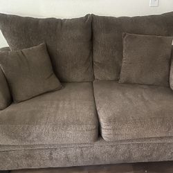 Cocoa brown Loveseat