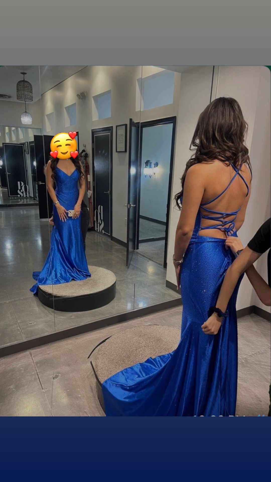 PROM ROYAL BLUE EVENING GOWN