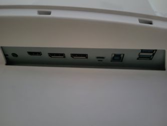 A monitor around 49 inches