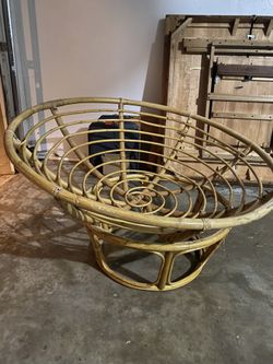 Papasan Chair Wood Base No Cushion
