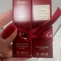 Cartier Perfume Samples 