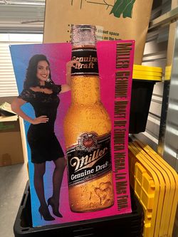 Miller Genuine Draft Vintage Beer Advertising Sign