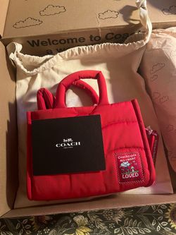 Coachtopia puffer totebag