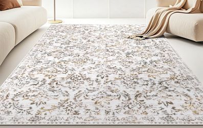 Pick Up From Mount Juliet 37122.. New Beautiful 6'x9' Machine Washable Living Room Area Rugs classic Vintage Rugs for Indoor Floor Home Office ,dinin