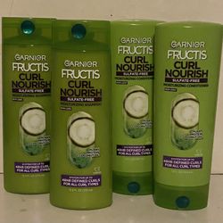 Garnier Fructis Curl Nourish Coconut Oil Bundle