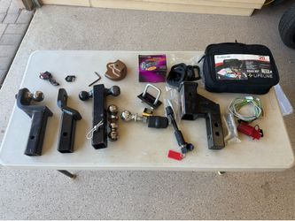 Trailering supplies.    Inserts, Balls Extensions, Locks etc.