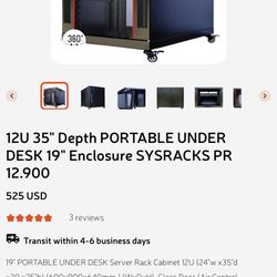 Sysrack 12U Network/Server cabinet