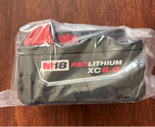 Milwaukee M18 5.0 Ah battery