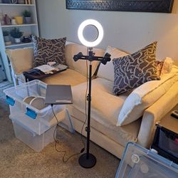 Adjustable Ring Light on Stand