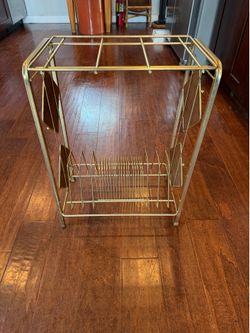 Vintage MCM Music Vinyl Storage LP Record stand holder