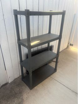 Plastic shelves