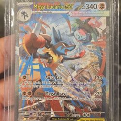 Mega Lucario ex 179/132 Me01: Mega Evolution Holo, Alt Art SIR NM+