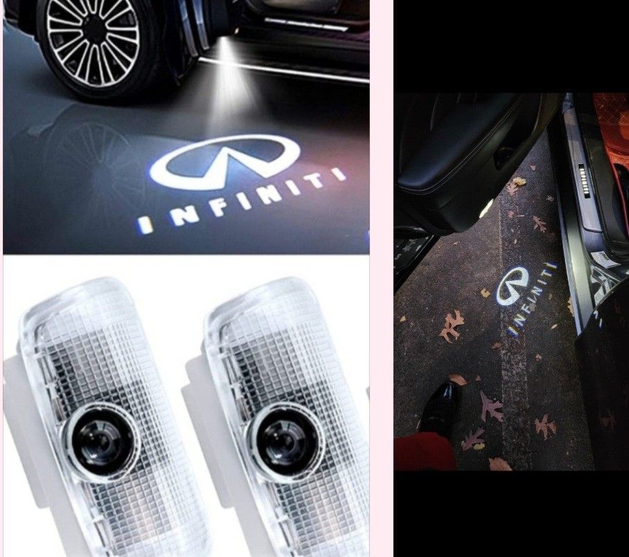 2 Infiniti Puddle Lights EASY Plug And Play Installation SHIPPING AVAILABLE 