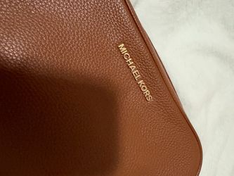 Tan Michel Kors camera bag