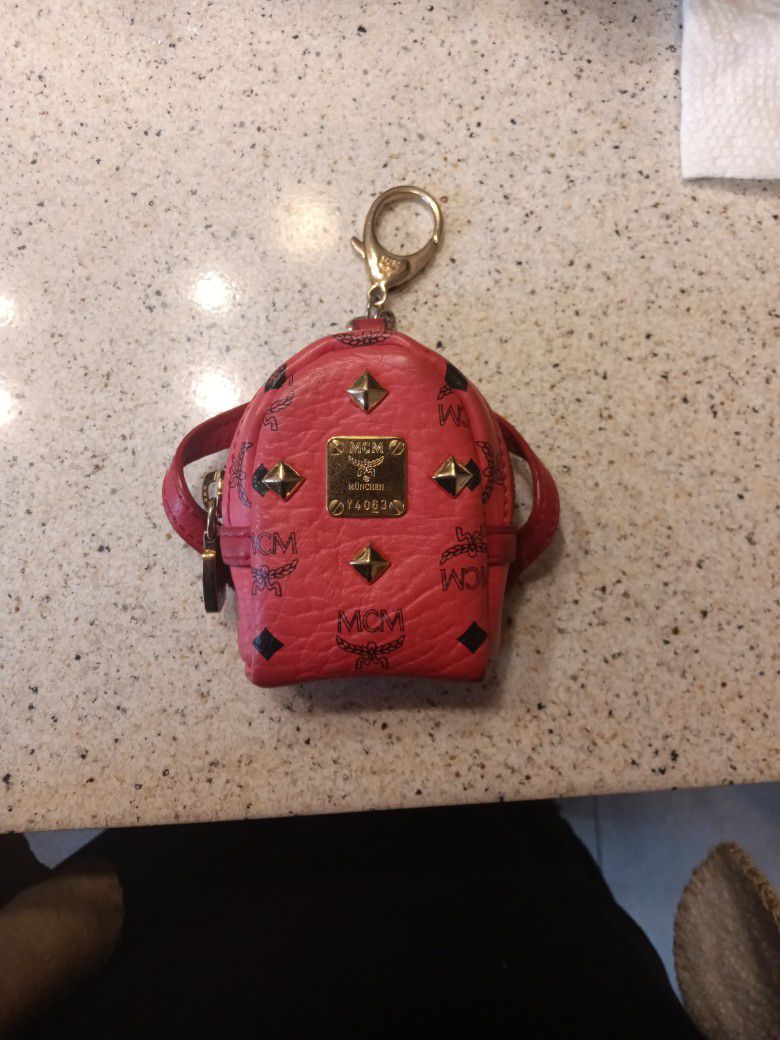 MCM Backpack Keychain Holder