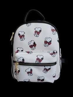 Snoopy Red Bow Mini Backpack