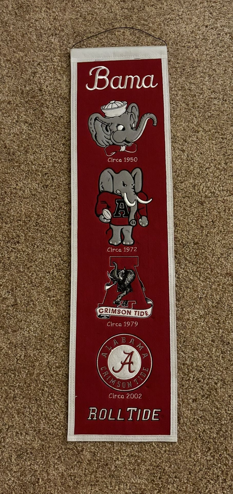 Alabama Football Logo Banner
