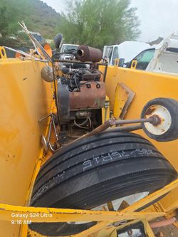 walk behind saw w trailer