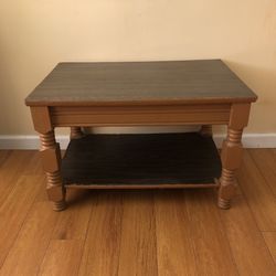 wooden table 30inx20inx19in