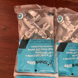 Dual Shut Off Valves Sharkbite 