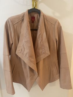 Leather Jacket - Light Pink Size 6