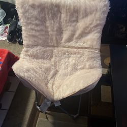 Girls Oversized Pink Chair