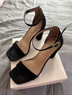 black heels and size 6 1/2 