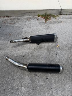 OEM Exhaust Mufflers for 2017 Suzuki Hayabusa – Pair