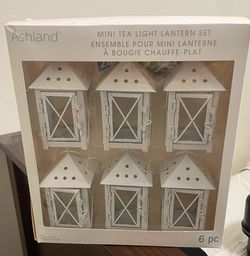 Mini Tea LIGHT LANTERN set