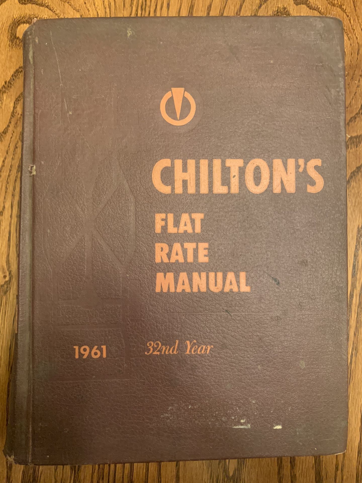 Chilton’s Flat Rate Manual 1961 32nd Year